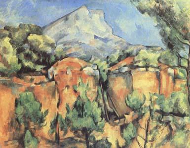 Paul Cezanne Mont Sainte-Victoire Seen from the Quarry at Bibemus (mk09)